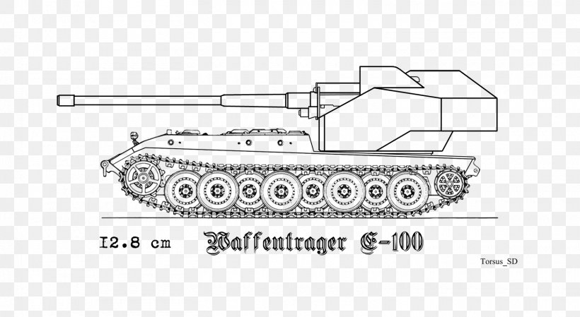 Tank Destroyer /m/02csf Drawing, PNG, 1560x855px, Tank, Auto Part, Black And White, Diagram, Drawing Download Free