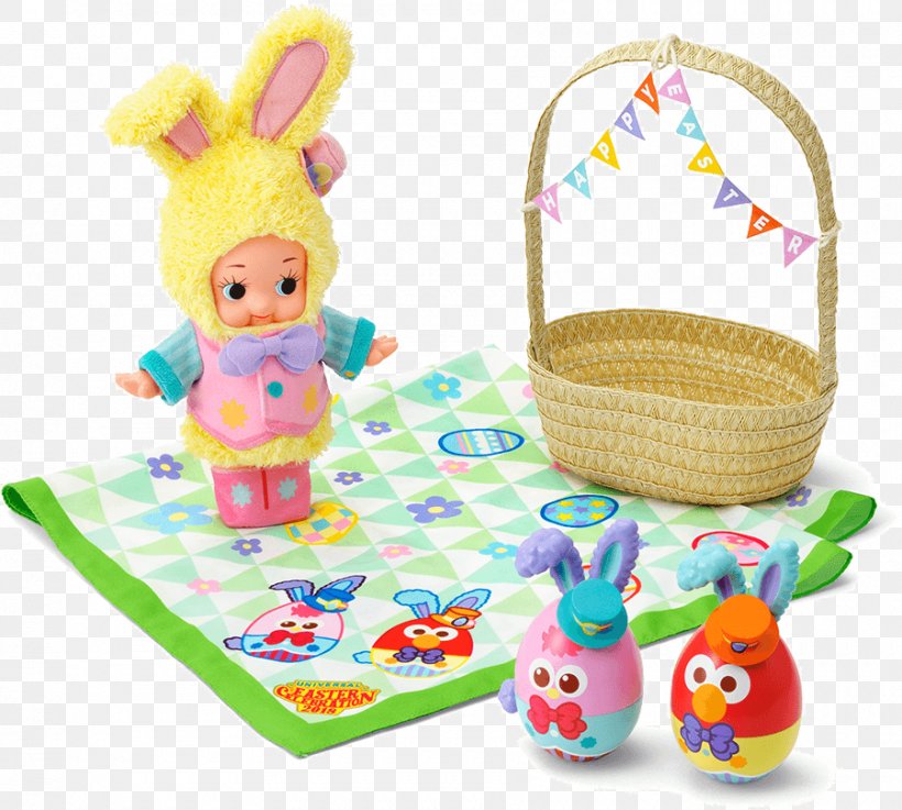 Easter Bunny Universal Studios Japan Kewpie Corp., PNG, 900x809px, Easter Bunny, Baby Toys, Basket, Doll, Easter Download Free