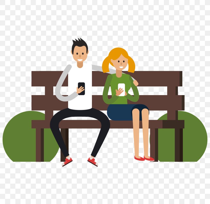 Vector Graphics Design Image Download, PNG, 800x800px, Significant Other, Animation, Bench, Cartoon, Communication Download Free