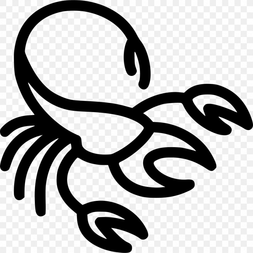 Scorpio, PNG, 980x980px, Scorpio, Artwork, Astrological Sign, Astrology, Black And White Download Free