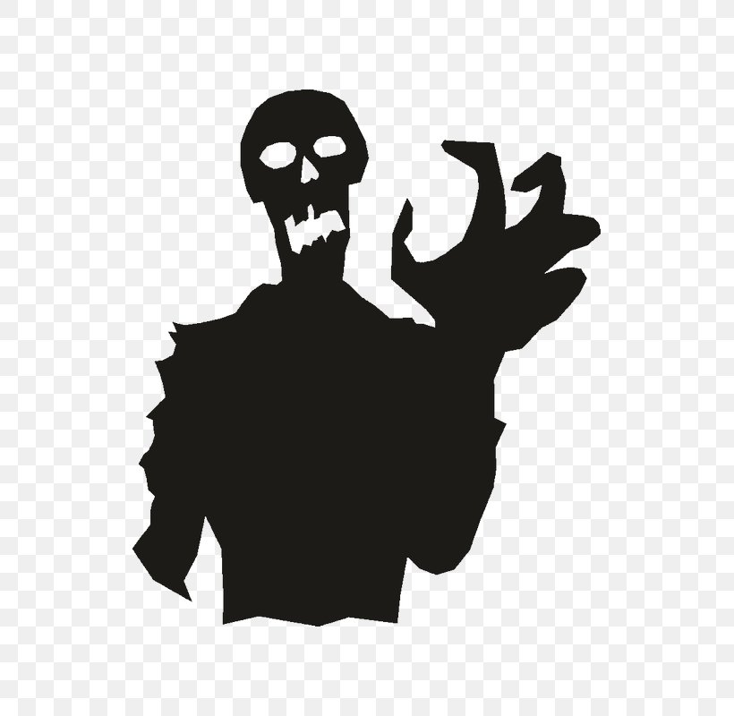 Ghoul Silhouette Halloween Clip Art, PNG, 800x800px, Watercolor, Cartoon, Flower, Frame, Heart Download Free