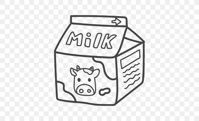 Milk Vector Graphics Royalty-free Illustration Clip Art, PNG, 500x500px, Milk, Area, Black And White, Brand, Doodle Download Free