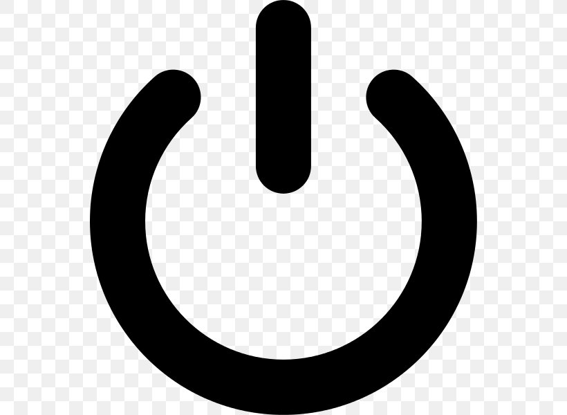 Power Symbol Button, PNG, 600x600px, Power Symbol, Black And White, Button, Computer, Computer Font Download Free