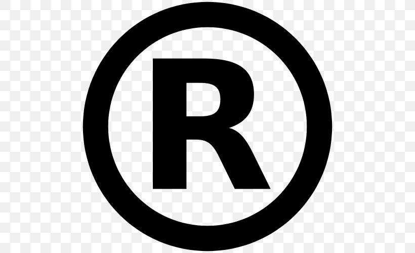 Registered Trademark Symbol Service Mark What Is A Trademark?, PNG, 500x500px, Registered Trademark Symbol, Area, Black And White, Brand, Copyright Download Free