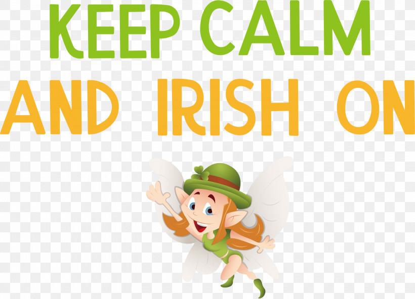 Saint Patrick Patricks Day Keep Calm And Irish, PNG, 3000x2167px, Saint Patrick, Biology, Character, Logo, M Download Free