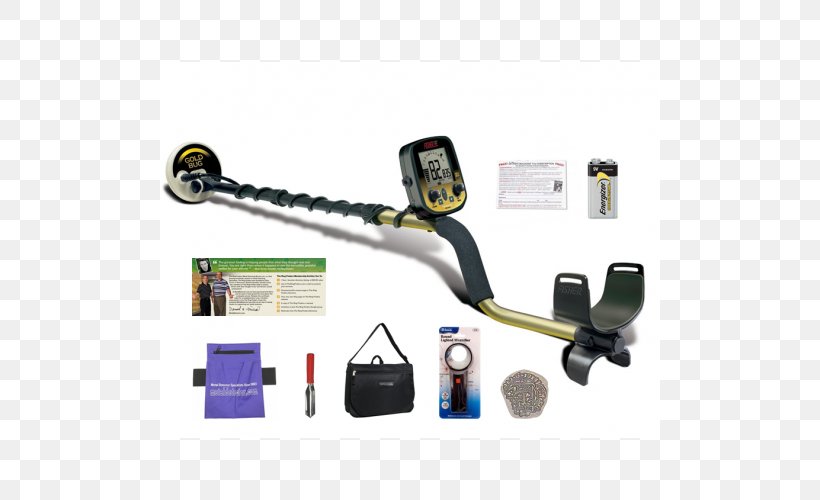 Metal Detectors Gold Prospecting Gold Nugget, PNG, 500x500px, Metal Detectors, Ecommerce, Electromagnetic Coil, Electronics, Electronics Accessory Download Free