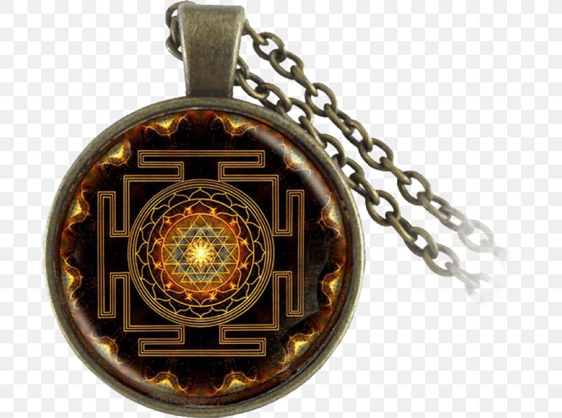 Sri Yantra Charms & Pendants Necklace Jewellery, PNG, 695x609px, Sri Yantra, Amulet, Buddhism, Cabochon, Charms Pendants Download Free