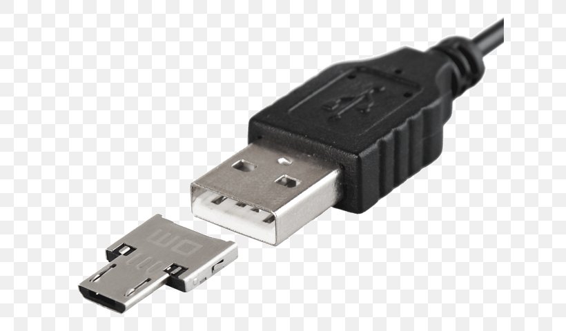 Adapter Computer Mouse Computer Keyboard USB On-The-Go Micro-USB, PNG, 640x480px, Adapter, Ac Power Plugs And Sockets, Cable, Card Reader, Computer Keyboard Download Free