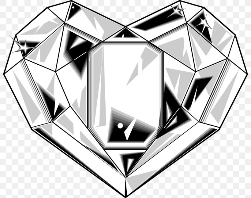Clip Art Heart Diamond Drawing Stock Photography, PNG, 800x649px, Heart, Black And White, Body Jewelry, Brand, Crystal Download Free