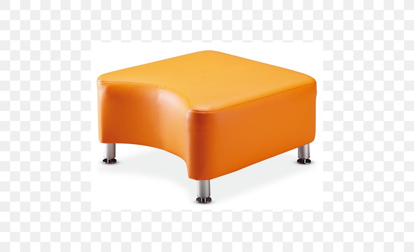 Foot Rests Rectangle, PNG, 500x500px, Foot Rests, Couch, Furniture, Orange, Ottoman Download Free