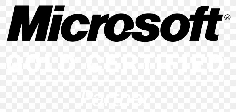 Microsoft Partnership Computer Business Technology, PNG, 1050x500px, Microsoft, Area, Black, Black And White, Brand Download Free