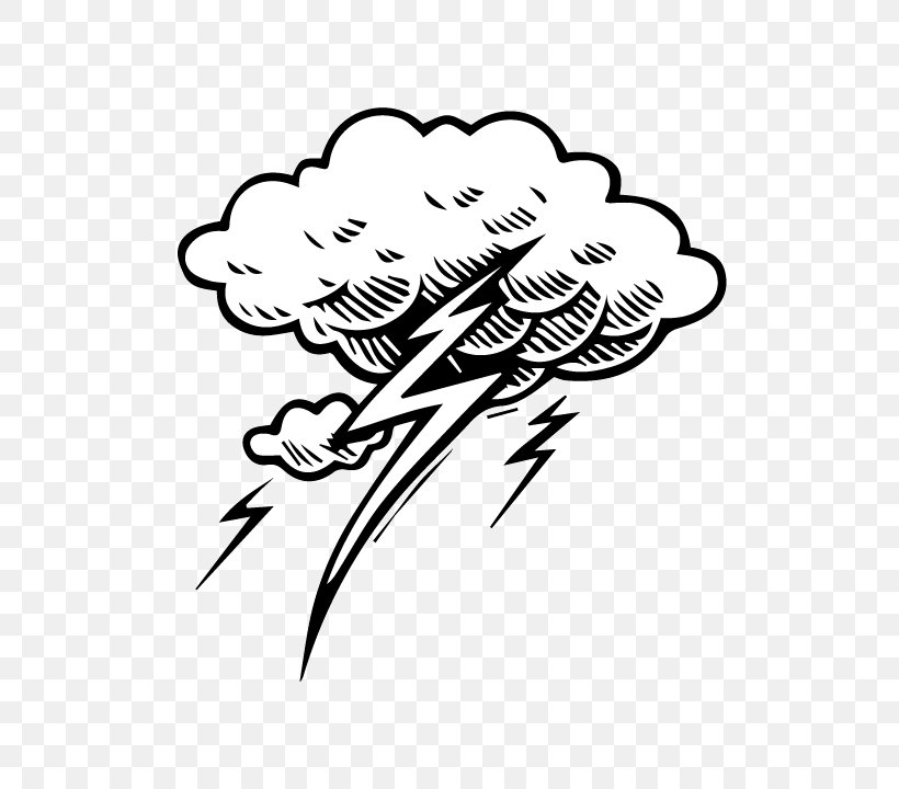 Lightning Cloud Tattoo Thunderstorm Clip Art, PNG, 720x720px, Watercolor, Cartoon, Flower, Frame, Heart Download Free