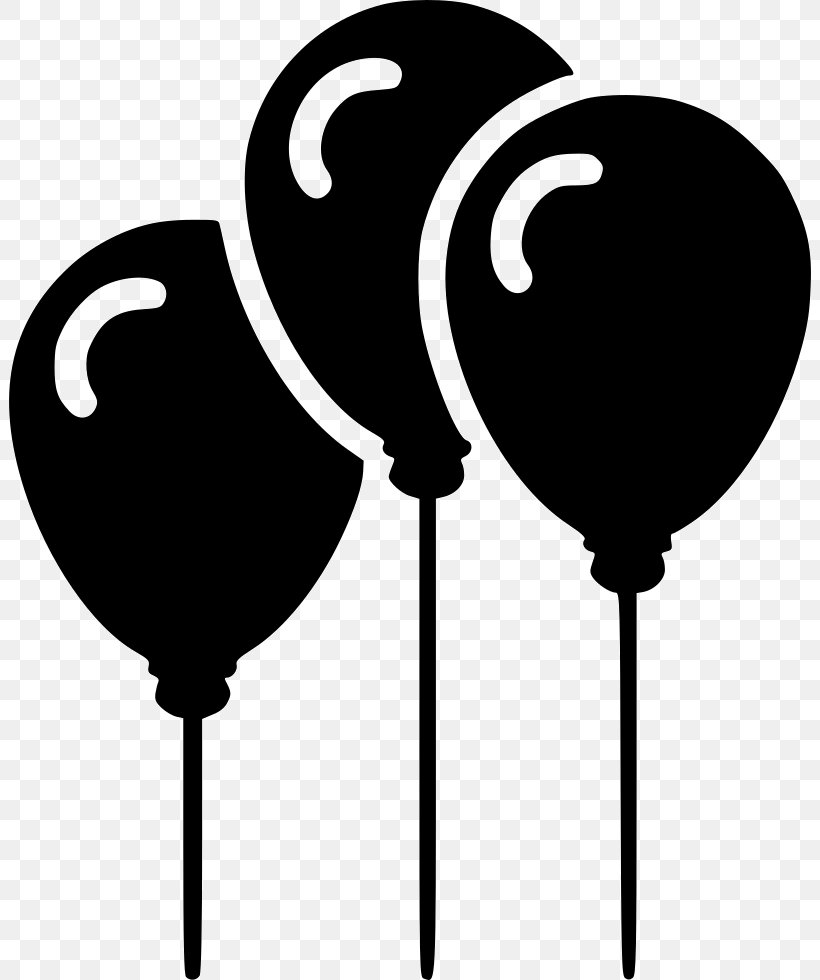 Children's Party Birthday Computer Icons Clip Art, PNG, 802x980px, Party, Audio, Balloon, Birthday, Black And White Download Free