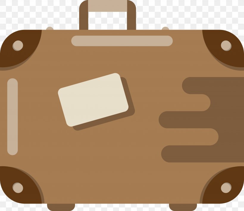 Euclidean Vector Suitcase Illustration, PNG, 4933x4288px, Suitcase, Baggage, Brand, Briefcase, Brown Download Free