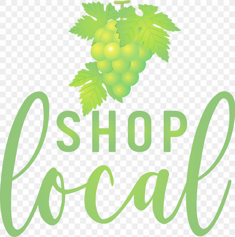 Grape Logo Grapevines Font Leaf, PNG, 2973x3000px, Shop Local, Childrens Film, Fruit, Grape, Grapevines Download Free