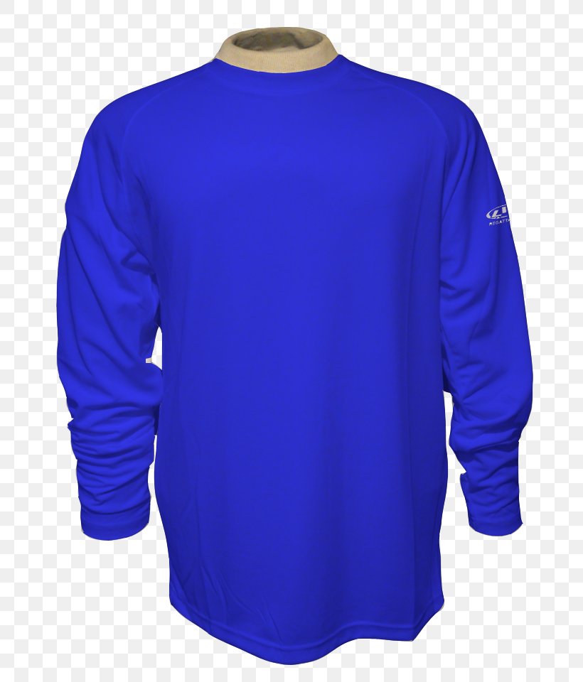 Long-sleeved T-shirt Sports Fan Jersey Long-sleeved T-shirt Cobalt Blue, PNG, 783x960px, Tshirt, Active Shirt, Blue, Bluza, Cobalt Download Free