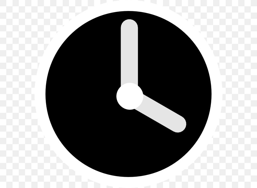 Alarm Clocks Digital Clock Clip Art, PNG, 600x600px, Clock, Alarm Clocks, Black, Black And White, Clock Face Download Free