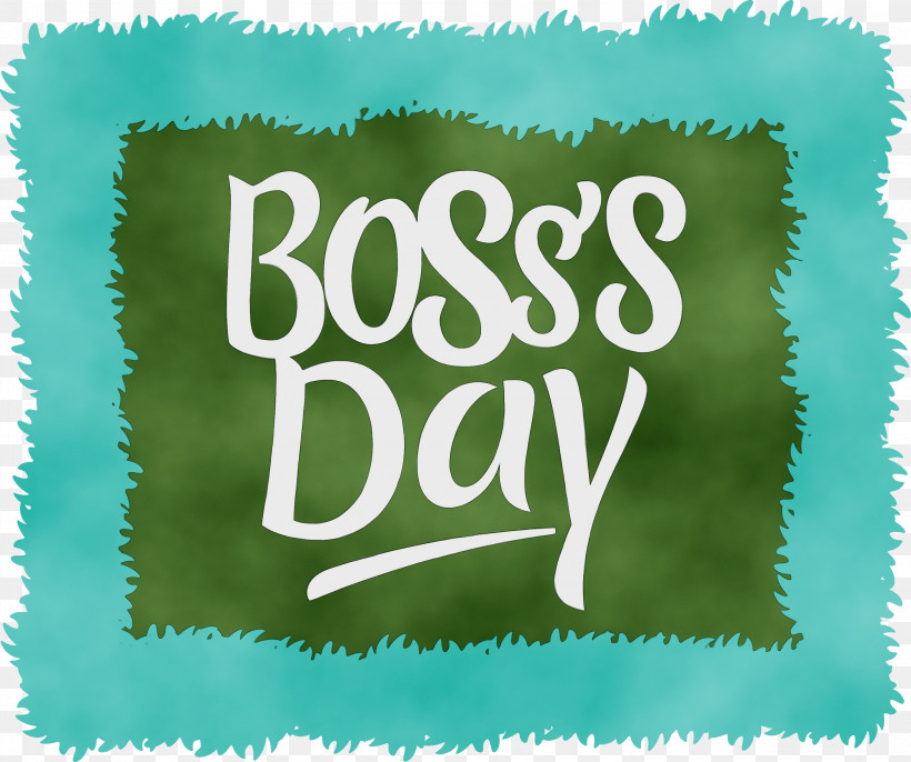 Font Logo Green Teal Meter, PNG, 3000x2510px, Bosses Day, Boss Day, Green, Logo, Meter Download Free