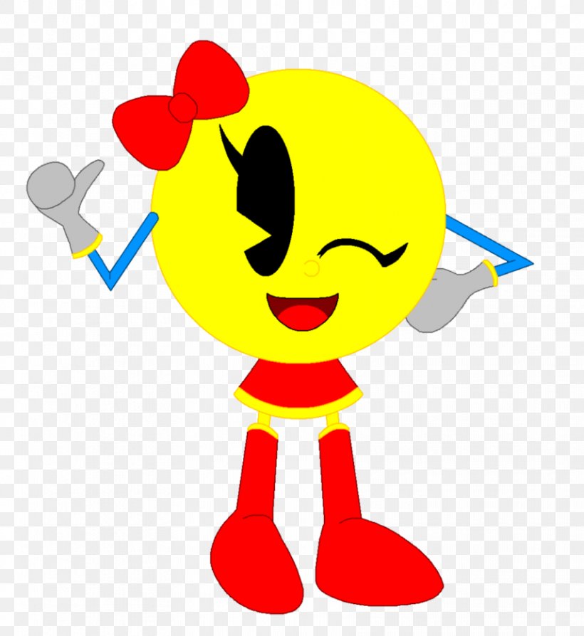 Ms. Pac-Man Wonder Momo Pac-Land Namco, PNG, 856x934px, Ms Pacman, Area, Art, Cartoon, Deviantart Download Free