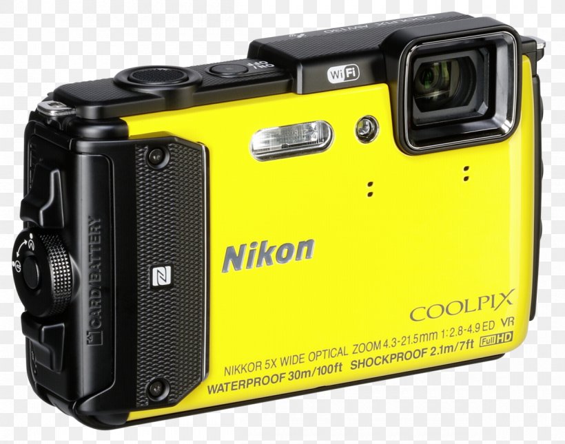 Nikon D40 Point-and-shoot Camera Nikon Coolpix W300 16.0 MP Compact Ultra HD Digital Camera, PNG, 1200x944px, Nikon, Camera, Camera Lens, Cameras Optics, Digital Camera Download Free