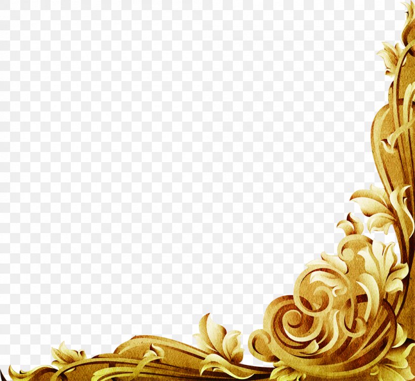Pattern, PNG, 1052x966px, Gold Frame, Shape, Yellow Download Free