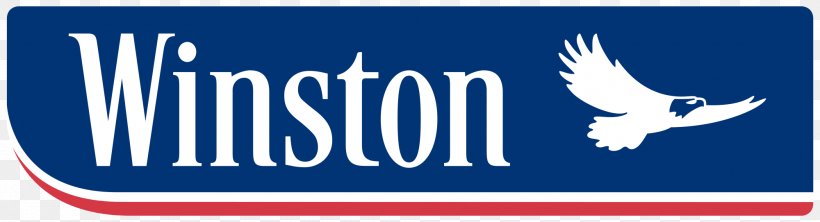 Winston Logo Cigarette Brand, PNG, 2000x542px, Winston, Advertising, Area, Banner, Blue Download Free