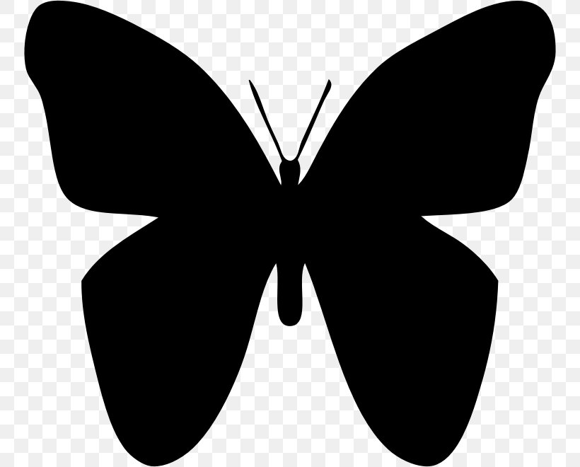 Butterfly YouTube Clip Art, PNG, 752x660px, Butterfly, Arthropod, Black, Black And White, Black Butterfly Download Free