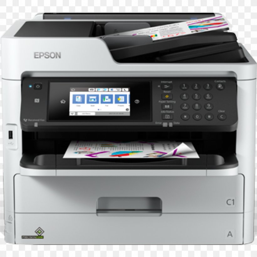 Inkjet Printing Epson Multi-function Printer, PNG, 1000x1000px, Inkjet Printing, Airprint, Business, Druckkopf, Electronic Device Download Free