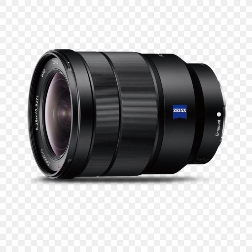 Sony Vario-Tessar T* FE Wide-Angle Zoom 16-35mm F/4.0 ZA OSS Sony E-mount Canon EF 16–35mm Lens Sony Corporation, PNG, 1000x1000px, 35mm Format, Sony Emount, Camera, Camera Accessory, Camera Lens Download Free