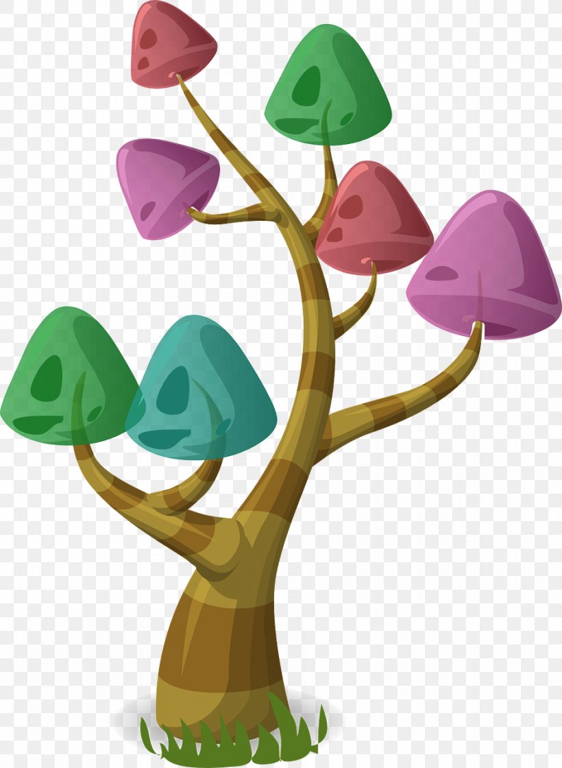 Vector Graphics Image Tree Mushroom, PNG, 937x1280px, Tree, Animation, Branch, Cartoon, Flora Download Free