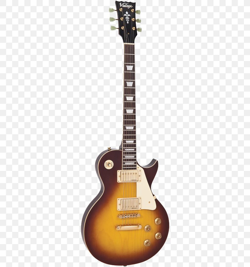 Vintage V100 Sunburst Electric Guitar Epiphone Les Paul 100, PNG, 296x875px, Watercolor, Cartoon, Flower, Frame, Heart Download Free