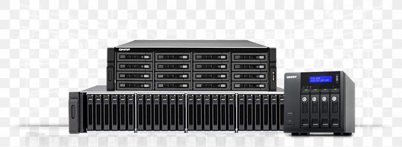 Disk Array QNAP Systems, Inc. Video On Demand, PNG, 980x360px, Disk Array, Amplifier, Audio Receiver, Business, Computer Data Storage Download Free