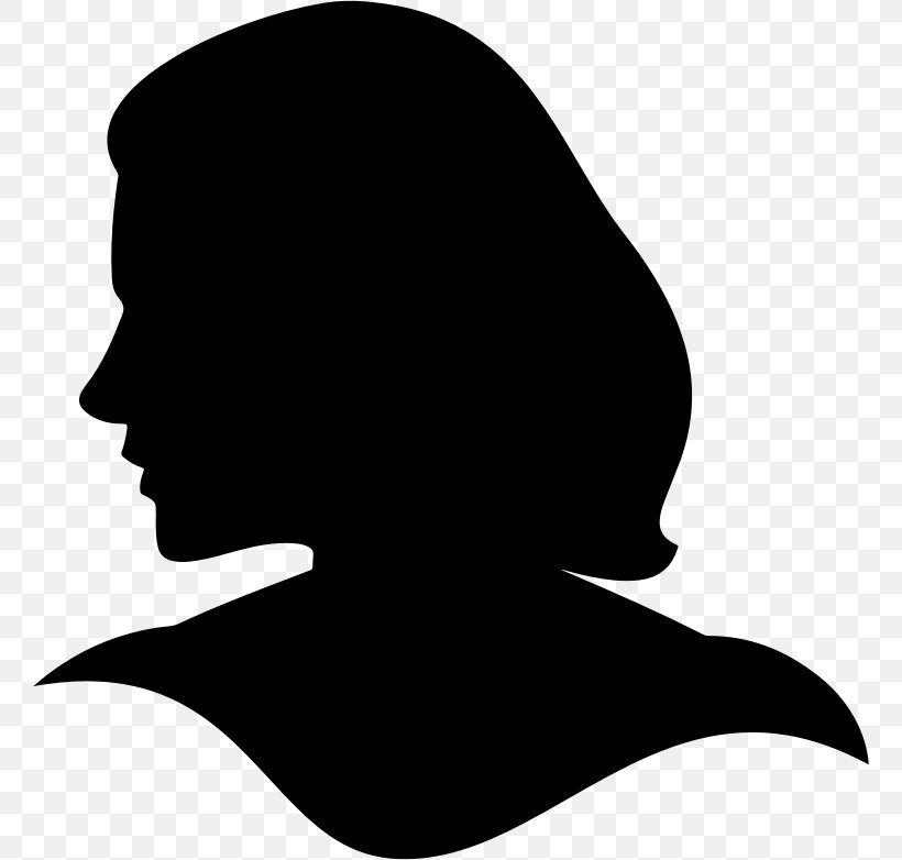 Silhouette Woman Drawing Clip Art, PNG, 760x782px, Silhouette, Art, Black, Black And White, Drawing Download Free