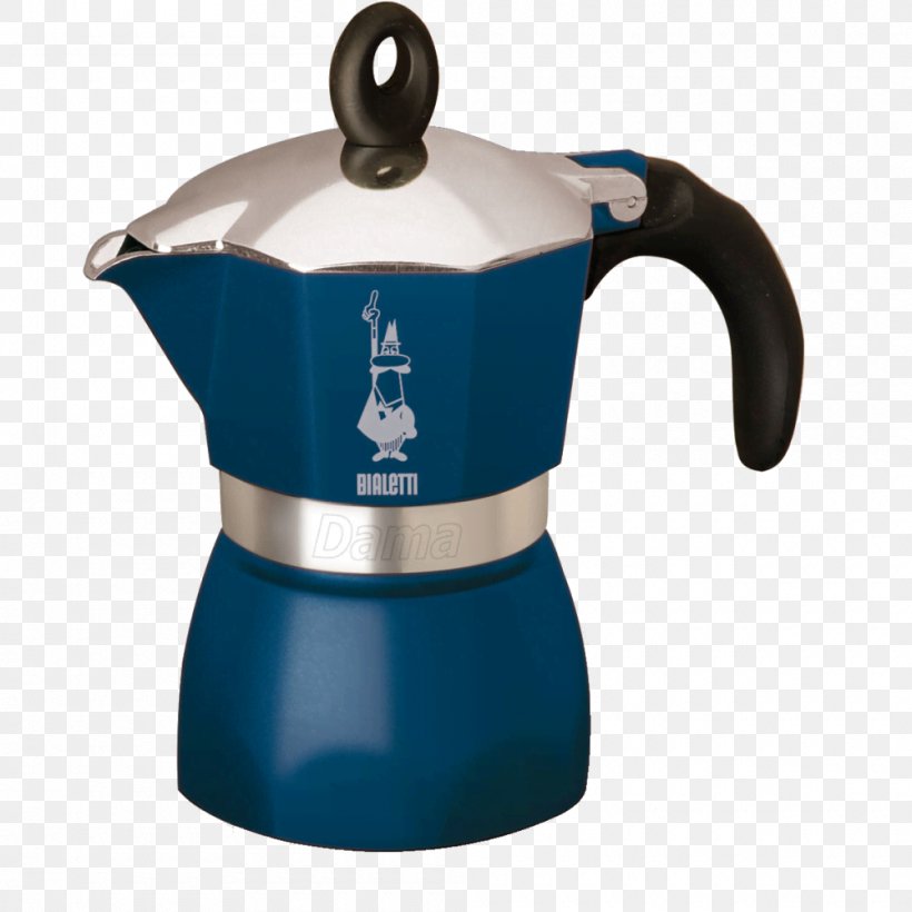 Moka Pot Coffeemaker Espresso Cafe, PNG, 1000x1000px, Moka Pot, Brewed Coffee, Cafe, Cafe Au Lait, Coffee Download Free