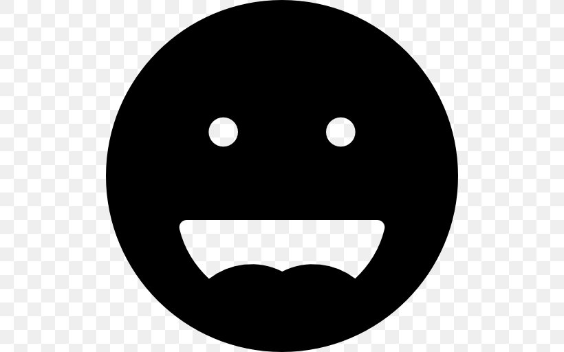 Smiley Emoticon, PNG, 512x512px, Smiley, Black, Black And White, Emoji, Emote Download Free