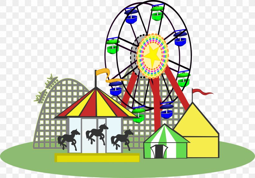 Amusement Park Amusement Ride Clip Art, PNG, 2400x1680px, Amusement Park, Amusement, Amusement Ride, Area, Carousel Download Free
