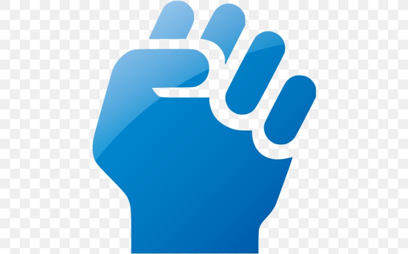 Fist Hand, PNG, 512x512px, Fist, Blue, Brand, Desktop Environment, Digit Download Free
