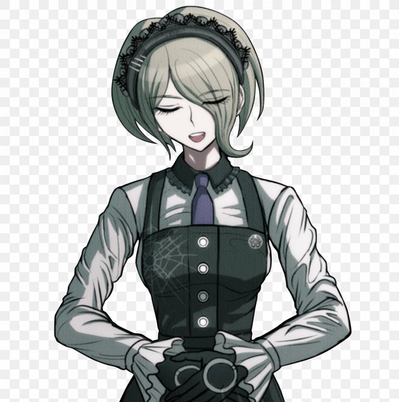 Danganronpa V3: Killing Harmony Sprite Video Game, PNG, 1280x1291px, Watercolor, Cartoon, Flower, Frame, Heart Download Free