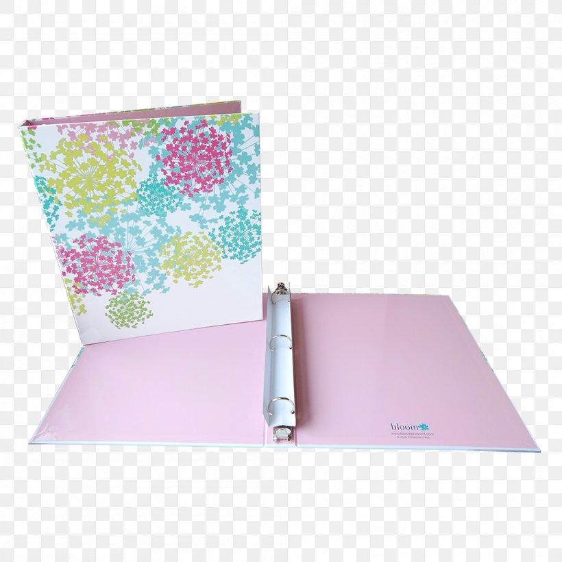 Ring Binder Paper Office Supplies Stationery, PNG, 1000x1000px, Ring Binder, Color, Floral Design, Flower, Hole Punch Download Free
