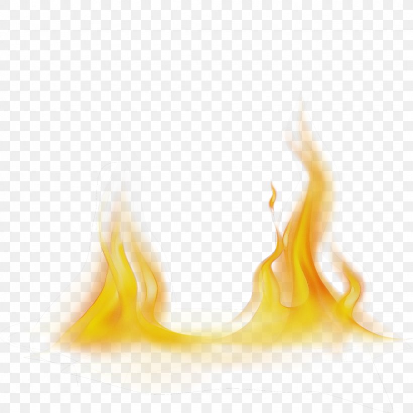 Flame Fire Yellow Heat, PNG, 1024x1024px, Watercolor, Fire, Flame, Heat, Paint Download Free