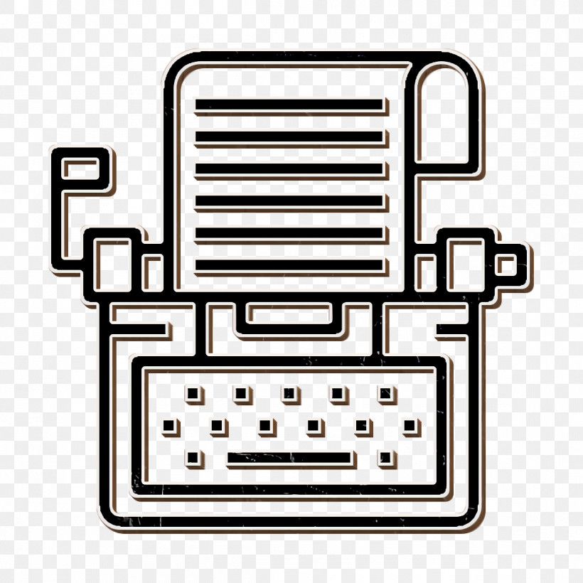 Newspaper Icon Typewriter Icon Edit Tools Icon, PNG, 1162x1162px, Newspaper Icon, Drawing, Edit Tools Icon, Excavator, Machine Download Free