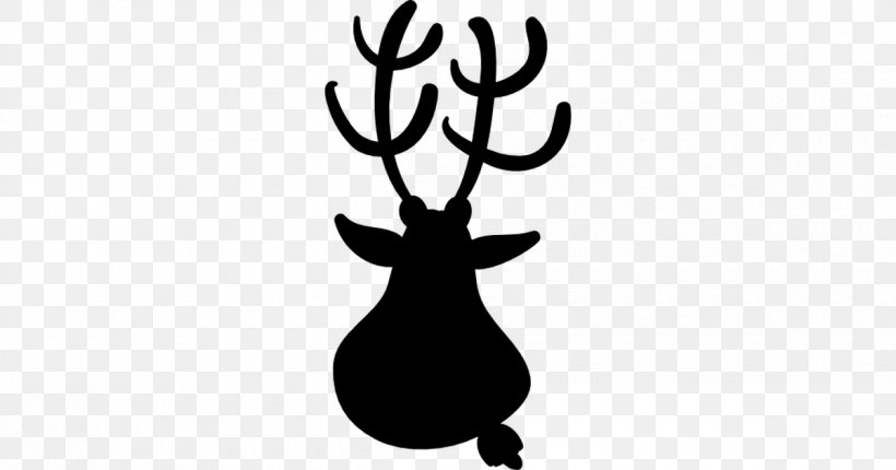 Reindeer Rudolph, PNG, 1200x630px, Reindeer, Antler, Black And White, Christmas, Deer Download Free