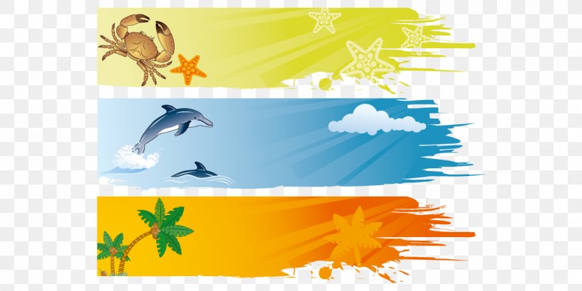 Banner Royalty-free Summer Illustration, PNG, 1134x567px, Banner, Advertising, Brand, Drawing, Flower Download Free