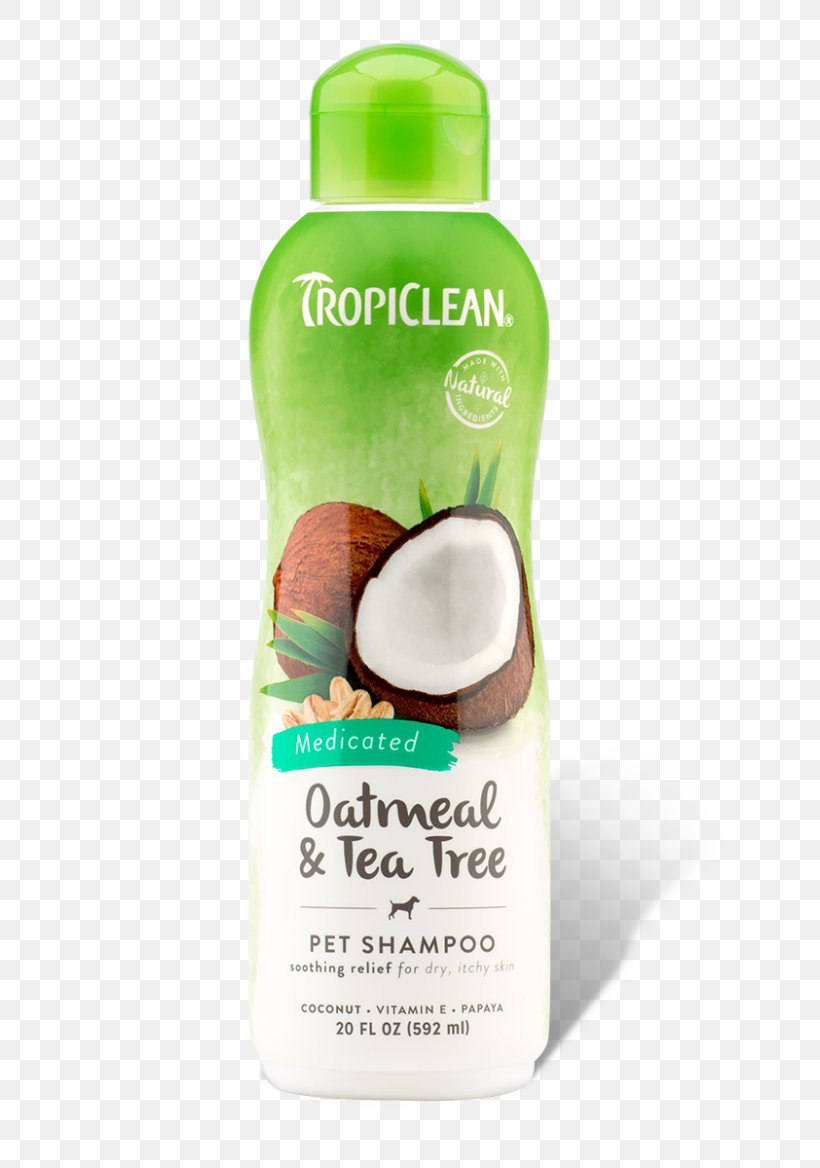 Dog TropiClean Awapuhi And Coconut Pet Shampoo Tropiclean Waterless Shampoo Tropiclean Oatmeal And Tea Tree Shampoo, PNG, 800x1168px, Dog, Dandruff, Hair Conditioner, Liquid, Lotion Download Free