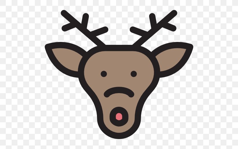 Reindeer Antler Download Icon, PNG, 512x512px, Reindeer, Animation, Antler, Cartoon, Deer Download Free