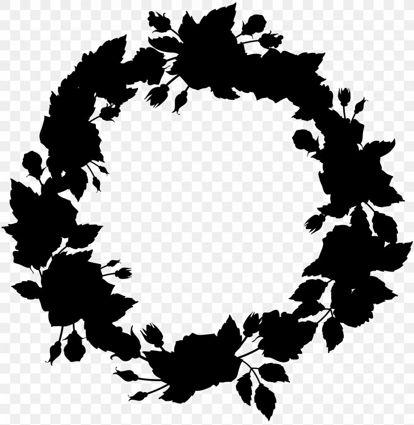Black & White, PNG, 4868x5000px, Black White M, Christmas Decoration, Holly, Leaf, Plant Download Free