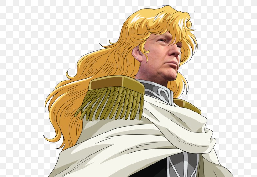 Donald Trump Legend Of The Galactic Heroes YouTube Reinhard Von Lohengramm, PNG, 680x565px, Watercolor, Cartoon, Flower, Frame, Heart Download Free
