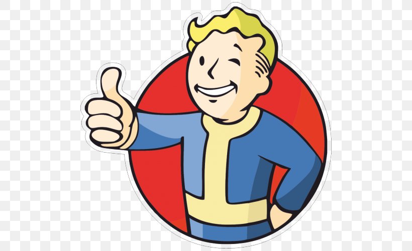 Fallout 4 Fallout: New Vegas Fallout 3 Thumb Signal, PNG, 500x500px, Fallout 4, Area, Art, Artwork, Bethesda Softworks Download Free