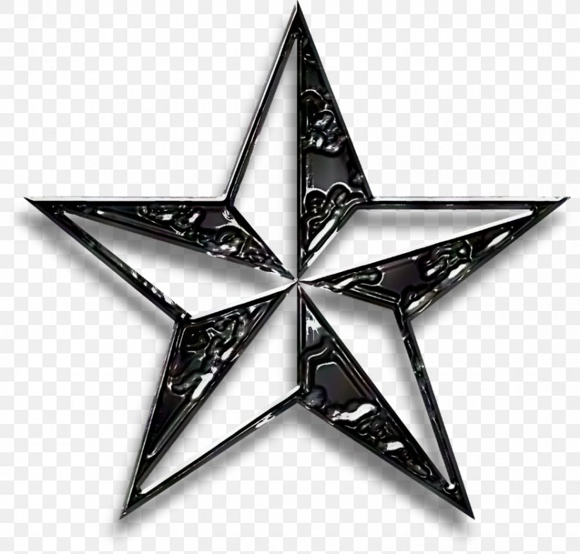 Nautical Star Sailor Tattoos Decal, PNG, 877x839px, Nautical Star, Black And White, Body Art, Clothing, Color Download Free