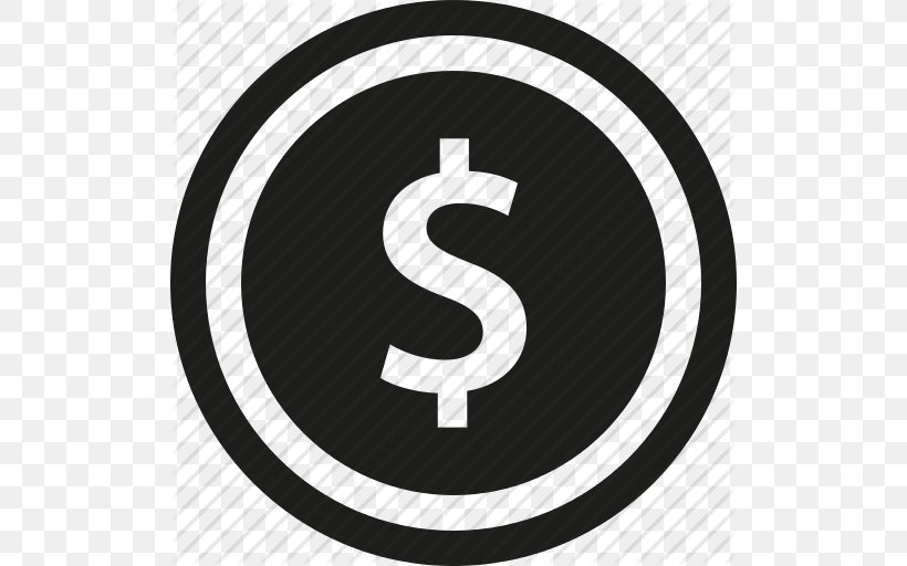 Coin Flat Design Icon, PNG, 512x512px, Coin, Bank, Black And White, Brand, Dollar Coin Download Free